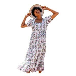 SZ Blockprints Divya Dress in Essa Print